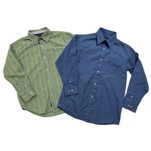 Boys Gap & George size 8/10 dress button down collared shirts